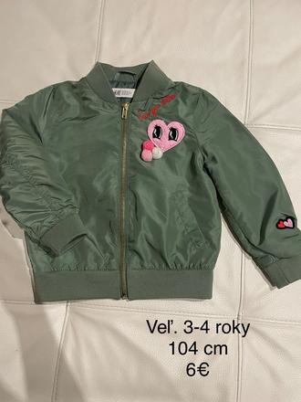 Detská bunda bombera, h&m,104