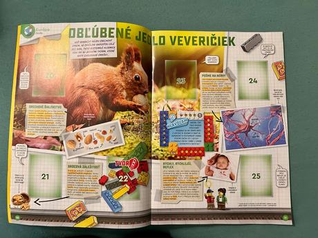 Zberateľský časopis lego/coop+nálepky, 