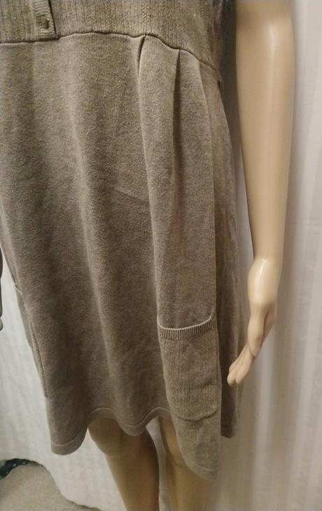 Dámske zeleno hnedé šaty, esprit, l, esprit,l