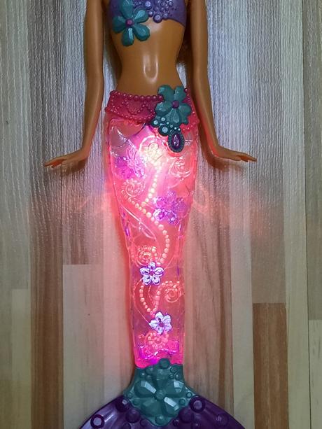 Barbie bruneta morská víla panna mermaidia, 