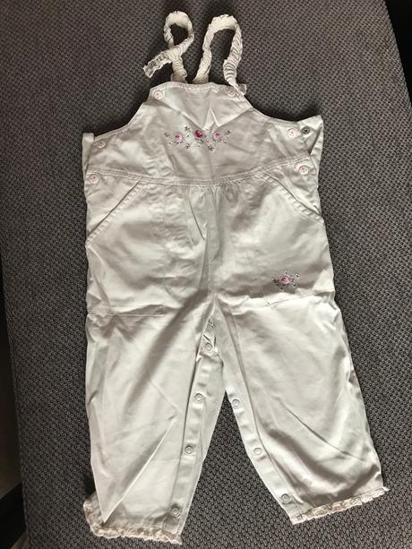 Nohavice s kvietkami, h&m,80