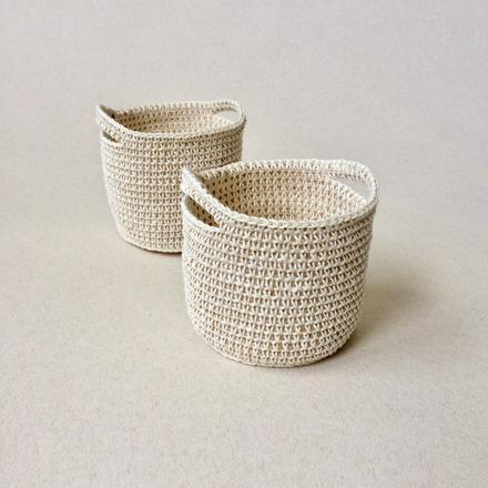 Košíky zo špagátu,