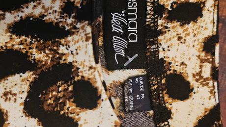 Leopardie tigrie šaty mini, esmara,l