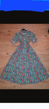 Maxi košeľove šaty, reserved,m