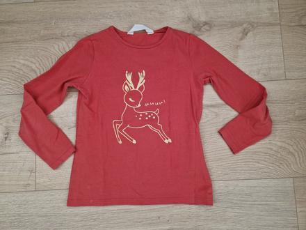 Tričko srnček jelencek 122/128 h&m, h&m,128