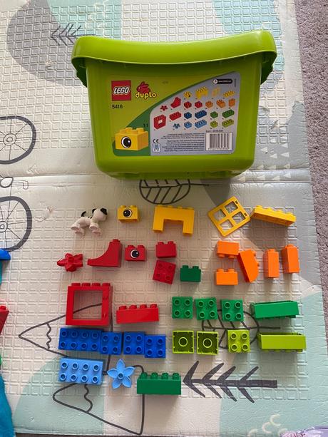 Lego duplo box s kockami a psík 5416, 