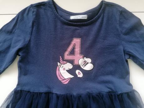 Tmavomodré šaty pre dievčatá 128, sinsay,128