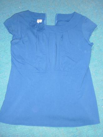 Dámsky modrý top, s
