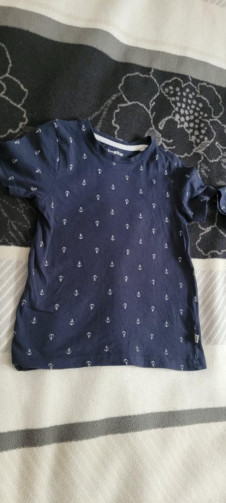 Tricko pre chlapca kotva, lupilu,110