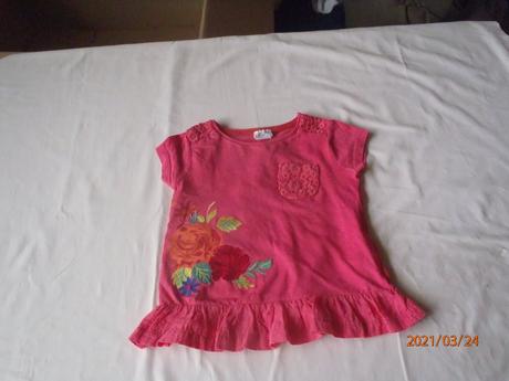 Červené šaty s kvetinkou, f&f,86