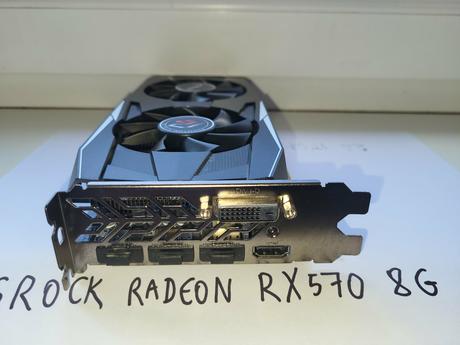 Asrock grafická karta phantom gaming x radeon rx57, 
