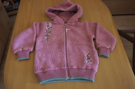 Dievčenská prechodná bundička s kapucňou, 92