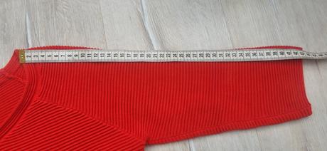 Červený crop top, promod,s