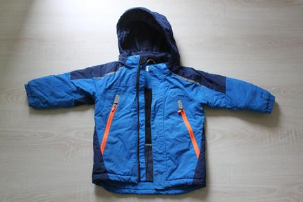 Zimna bunda - pokazeny zips, h&m,98