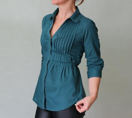 Letná bavlnená košeľa - dámska/dievčenská, 34