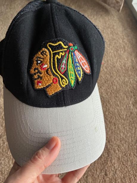 Nhl značková šiltovka chicago blackhawks, reebok