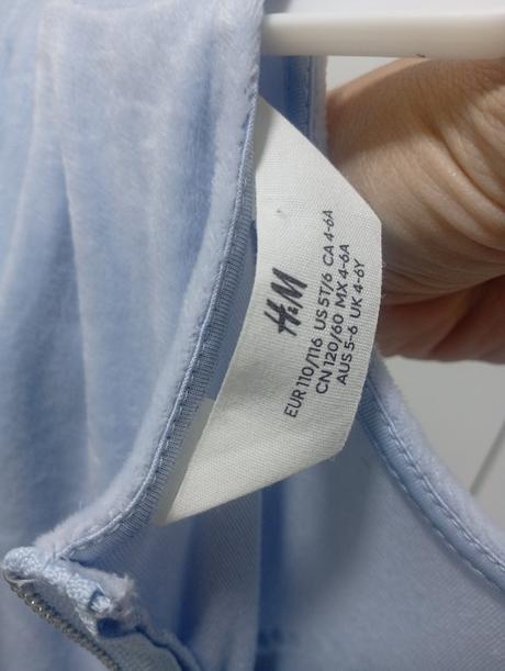 Šaty frozen elza, h&m,116