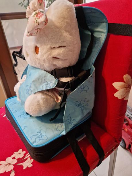 Cestovna detska jedalenska stolicka,