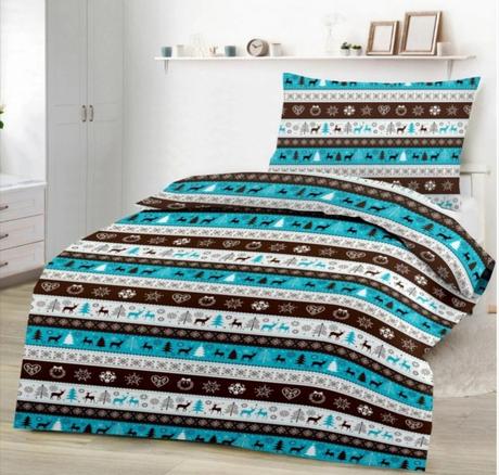 Vianočné posteľné obliečky, šírka (cm): 140,dĺžka (cm): 200