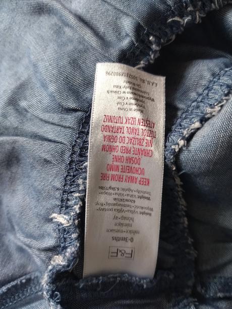 Riflová suknička, f&f,62