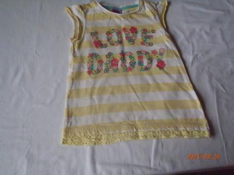 Žlte prúžkované šaty, f&f,92