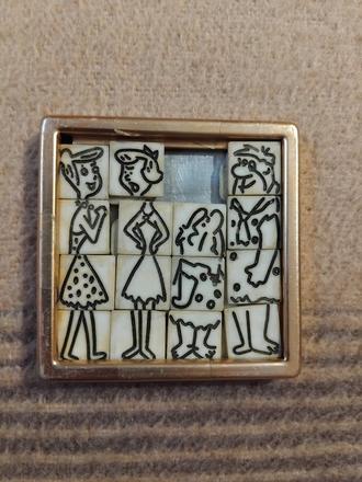 Posuvne retro puzzle, 