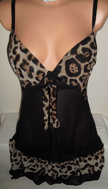 Tigrovana sexy kosielka, m