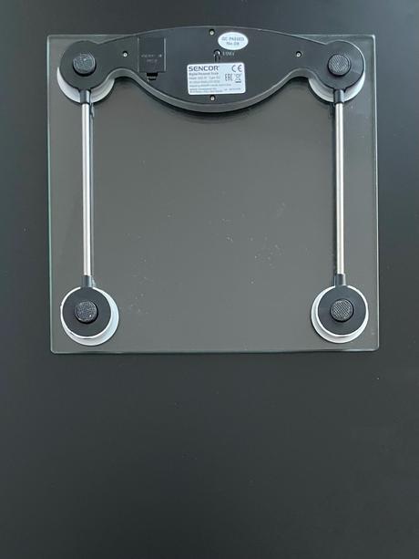 Sencor sklenená priehľadná osobná váha sbs111, 