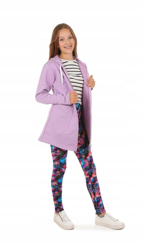 Dievčenská oteplená mikina ,mix farieb, 116 / 122 / 128 / 134 / 140