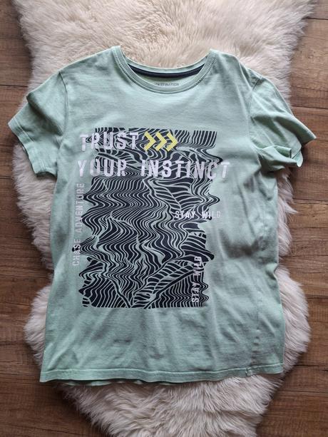 Mentolkovo zelene tricko top stav 158/164, 158