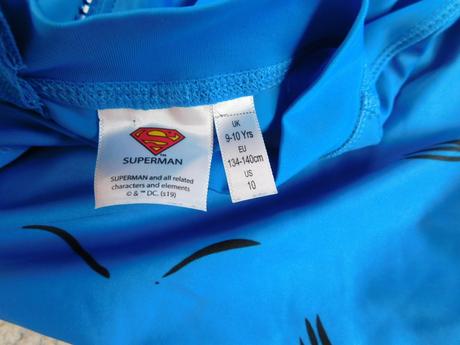Plavkové tričko superman, 140