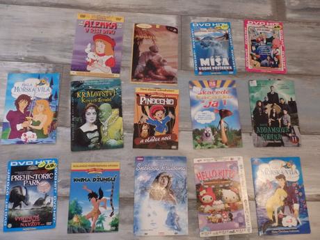 Veľa dvd rozprávok za super cenu,