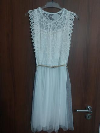 Dámske šaty biele,