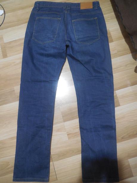 Tmavomodré rifle pre pána + darček, 34