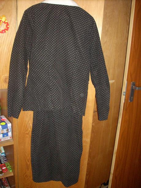 Komplet - šaty + sako, 38