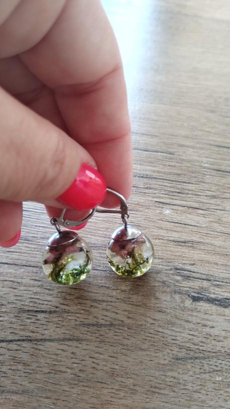 Náušnice kvietky guľaté,