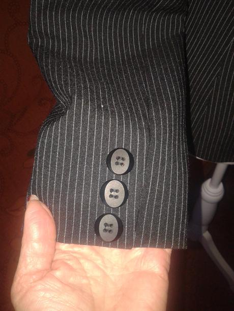 Čierne pruhované sako orsay veľ.36/38, orsay,s