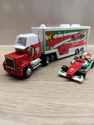 Kamión f1 a auto francesco mcqueen cars autá, 