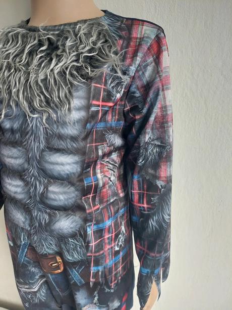 Vlkodlak karnevalový kostým veľ.110-116,