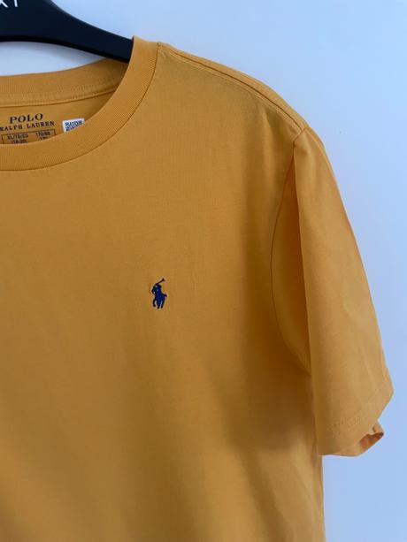 Rl okrové tričko, ralph lauren,164 / 170 / 176