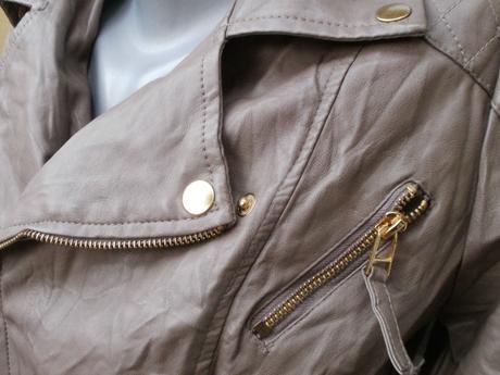 Koženková bunda, s