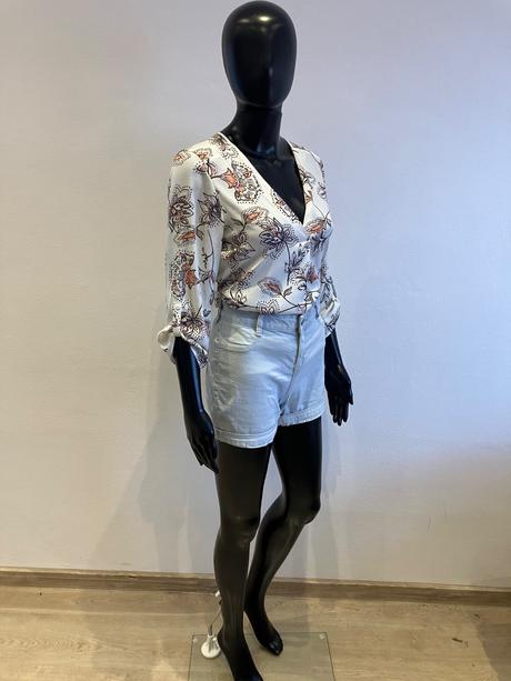 Dámska vzorovaná blúzka stradivarius (m), stradivarius,m