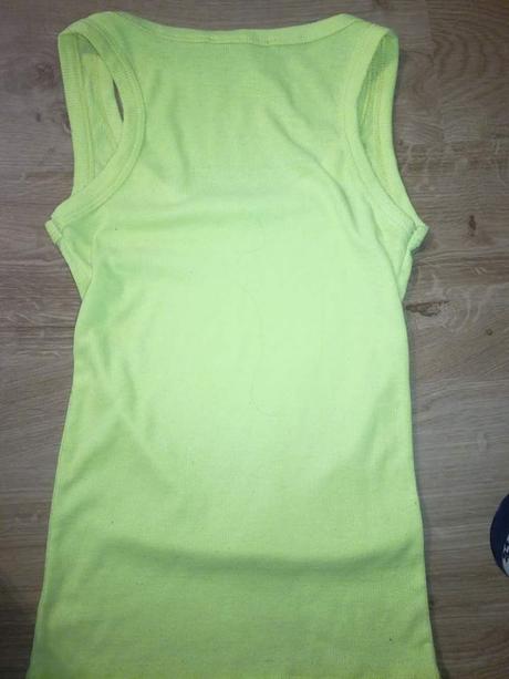 Neónovožlté tričko na donosenie, 170