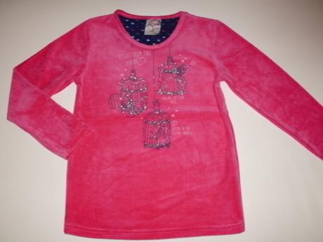 Hrejivé velúrové pyžamko pre 7-8 roč. kočku, vienetta kids,128