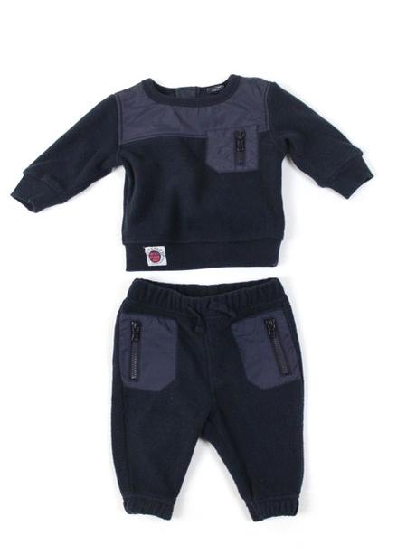 Flísový komplet mikina tepláky, next veľ. 6-9 m., next,74