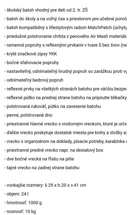 Školský batoh coocazoo, 