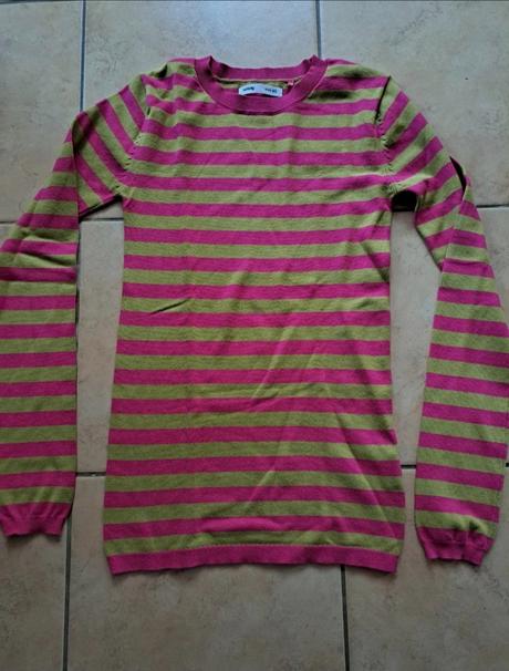 Sveter ružovo zelený, sinsay,xs