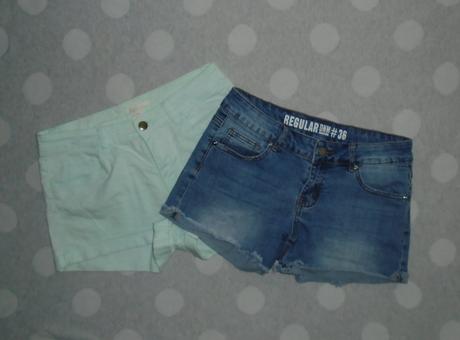 2 x dámske šortky 36, h&m,36