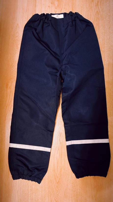 Nepremokavé nohavice, h&m,128