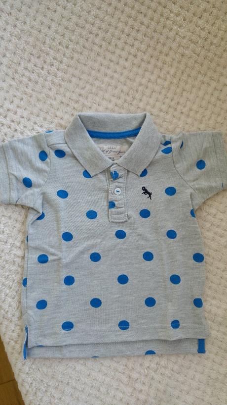 Polo tricko s bodkami nove, benetton,74